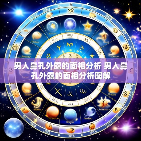 男人鼻孔外露的面相分析 男人鼻孔外露的面相分析图解