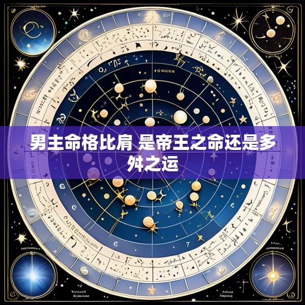 男主命格比肩 是帝王之命还是多舛之运