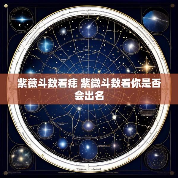 紫薇斗数看痣 紫微斗数看你是否会出名