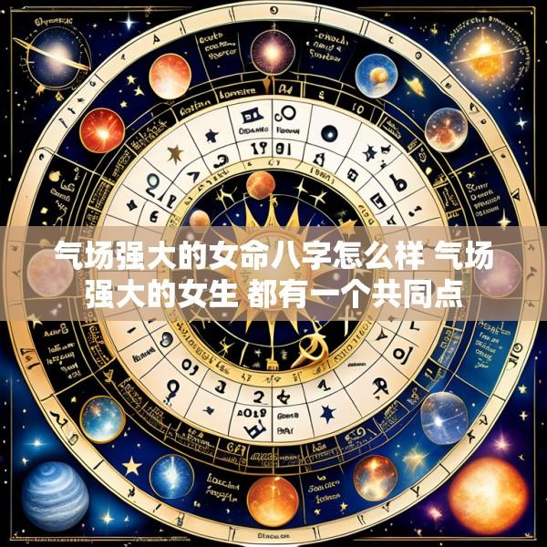 气场强大的女命八字怎么样 气场强大的女生 都有一个共同点
