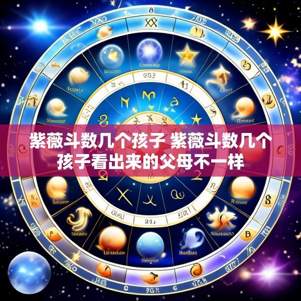紫薇斗数几个孩子 紫薇斗数几个孩子看出来的父母不一样