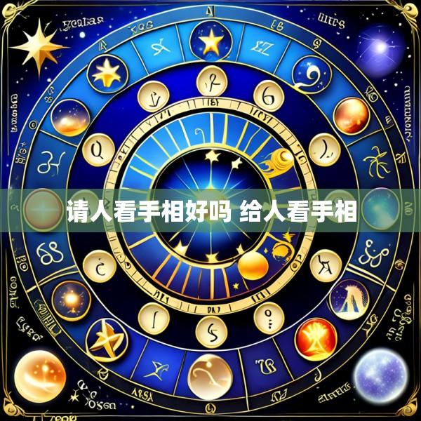 请人看手相好吗 给人看手相