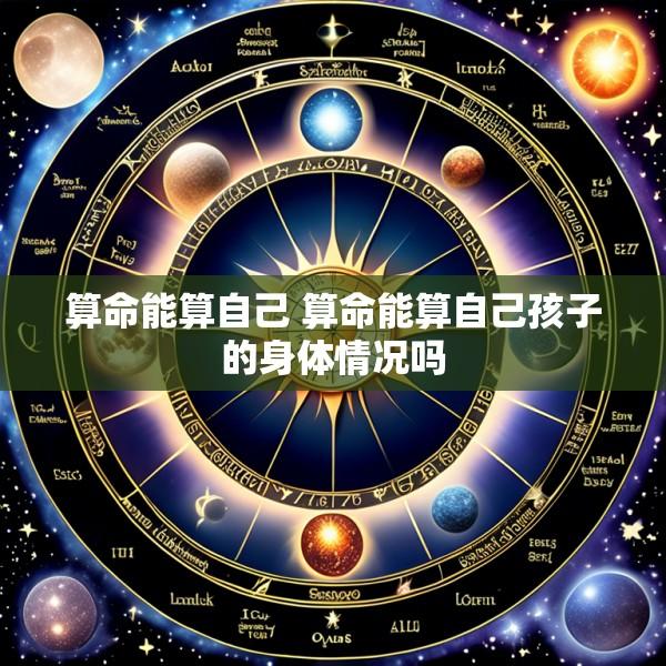 算命能算自己 算命能算自己孩子的身体情况吗