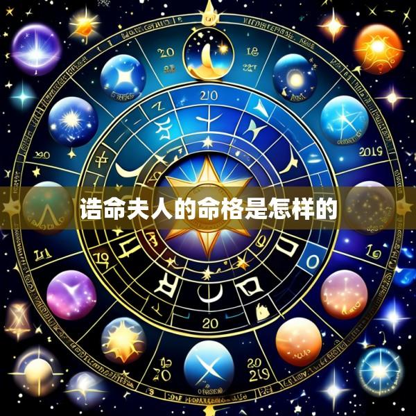诰命夫人的命格是怎样的