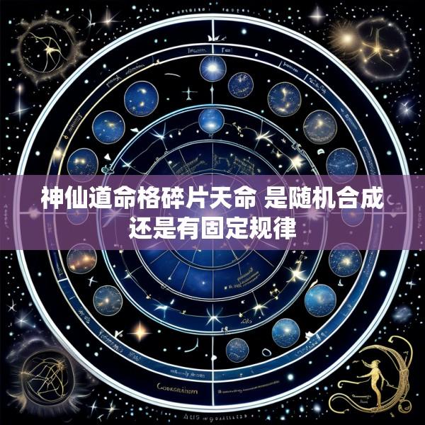 神仙道命格碎片天命 是随机合成还是有固定规律