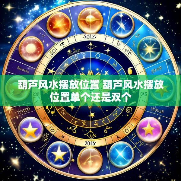 葫芦风水摆放位置 葫芦风水摆放位置单个还是双个