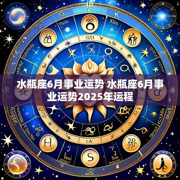水瓶座6月事业运势 水瓶座6月事业运势2025年运程