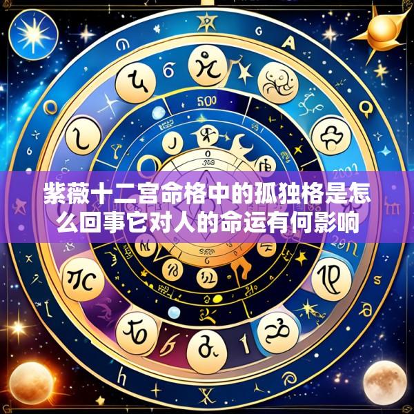 紫薇十二宫命格中的孤独格是怎么回事它对人的命运有何影响