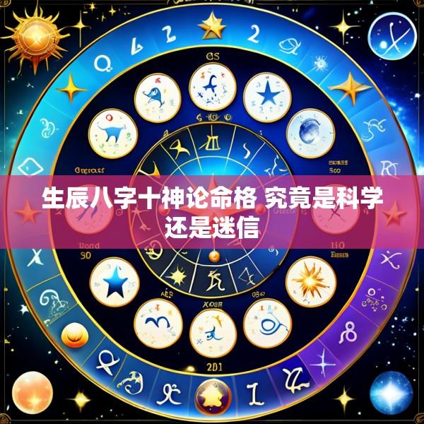 生辰八字十神论命格 究竟是科学还是迷信
