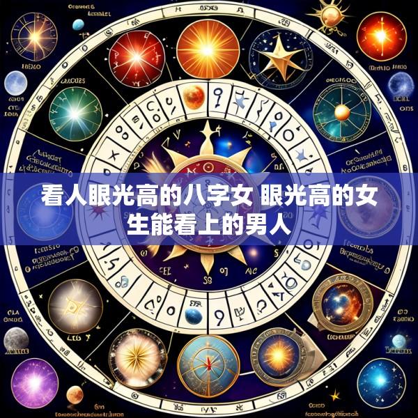 看人眼光高的八字女 眼光高的女生能看上的男人