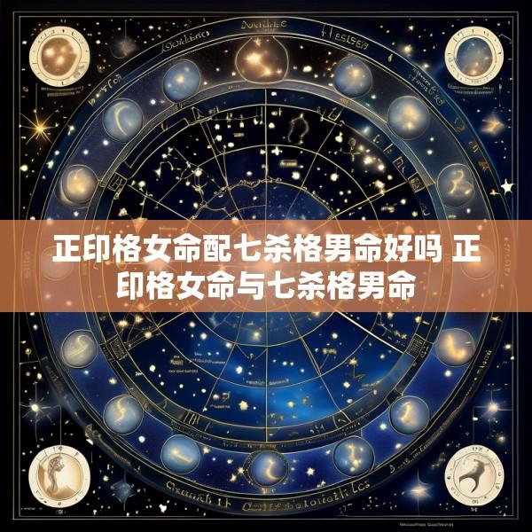 正印格女命配七杀格男命好吗 正印格女命与七杀格男命