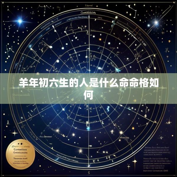 羊年初六生的人是什么命命格如何