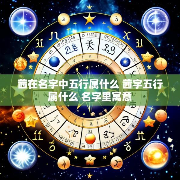 茜在名字中五行属什么 茜字五行属什么 名字里寓意