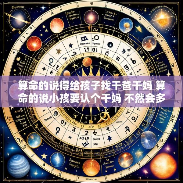 算命的说得给孩子找干爸干妈 算命的说小孩要认个干妈 不然会多灾多难