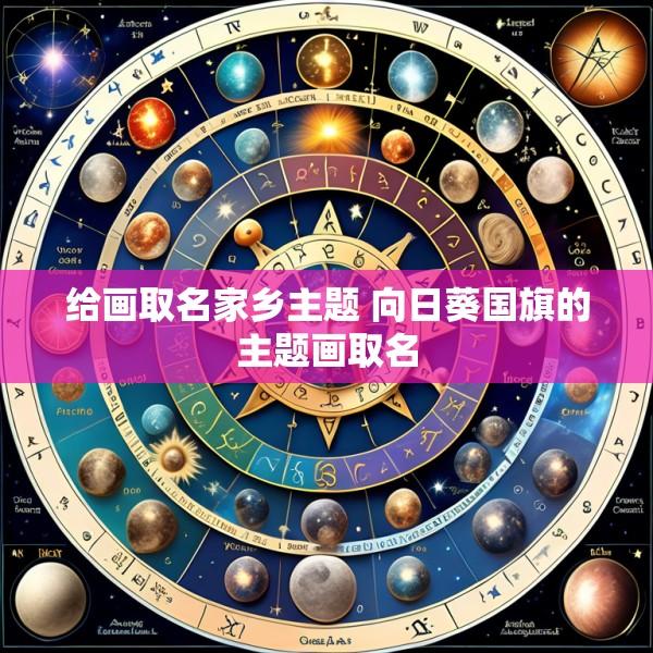 给画取名家乡主题 向日葵国旗的主题画取名