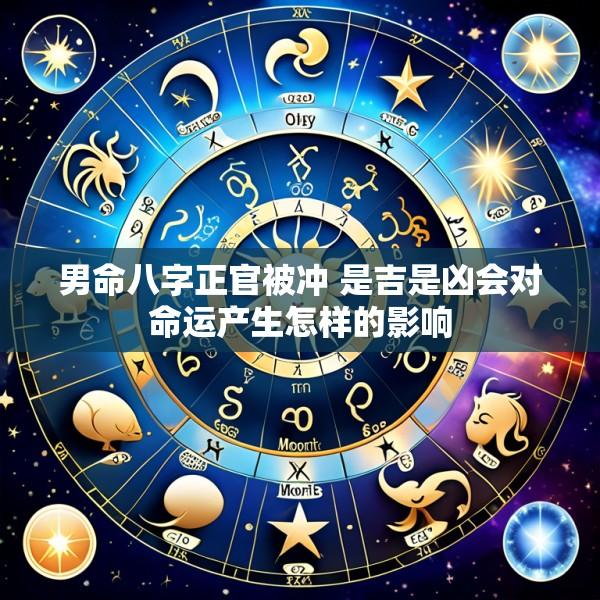 男命八字正官被冲 是吉是凶会对命运产生怎样的影响