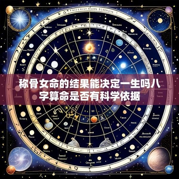 称骨女命的结果能决定一生吗八字算命是否有科学依据
