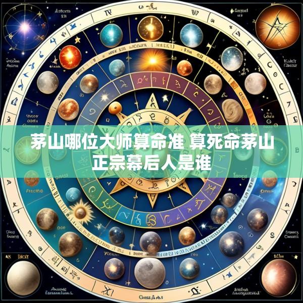 茅山哪位大师算命准 算死命茅山正宗幕后人是谁