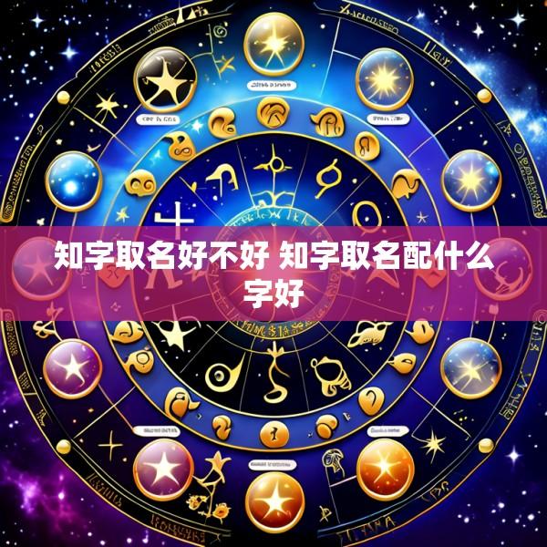 知字取名好不好 知字取名配什么字好