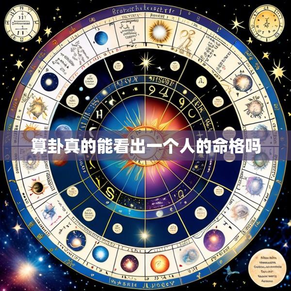 算卦真的能看出一个人的命格吗