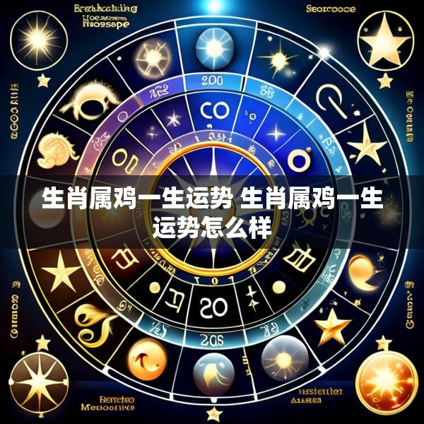 生肖属鸡一生运势 生肖属鸡一生运势怎么样