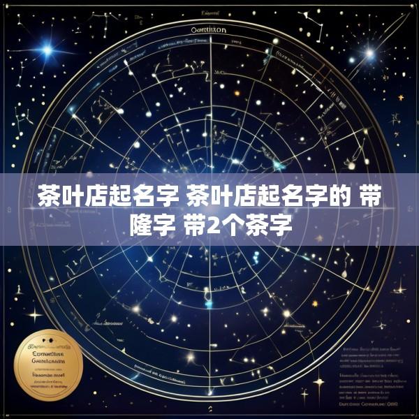 茶叶店起名字 茶叶店起名字的 带隆字 带2个茶字