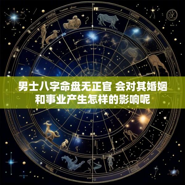 男士八字命盘无正官 会对其婚姻和事业产生怎样的影响呢