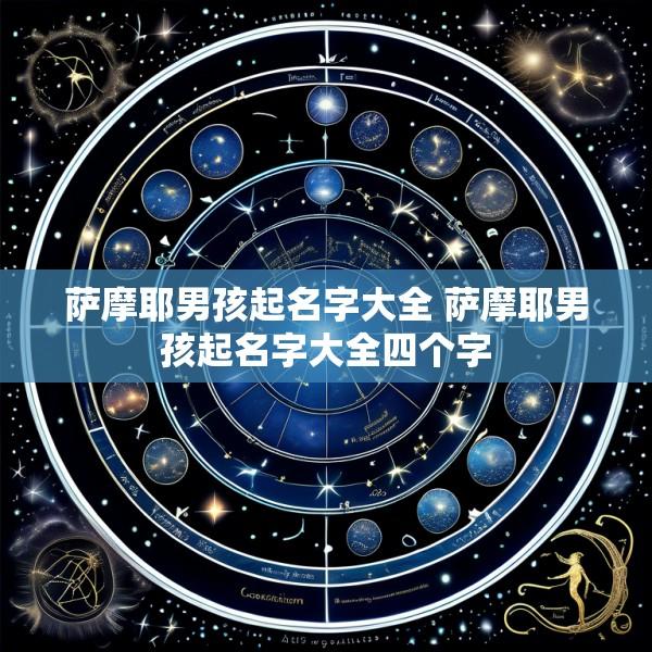 萨摩耶男孩起名字大全 萨摩耶男孩起名字大全四个字
