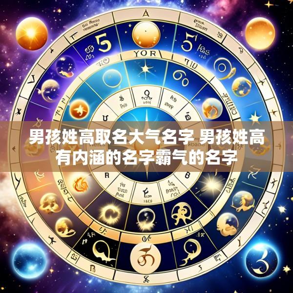 男孩姓高取名大气名字 男孩姓高有内涵的名字霸气的名字