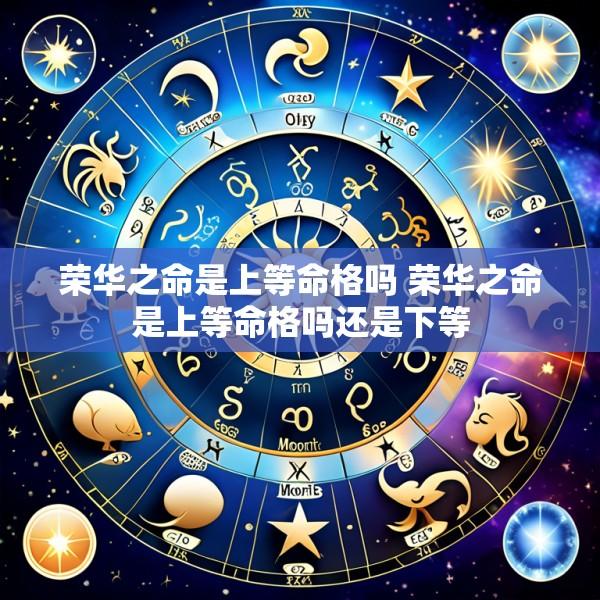 荣华之命是上等命格吗 荣华之命是上等命格吗还是下等