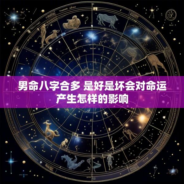 男命八字合多 是好是坏会对命运产生怎样的影响