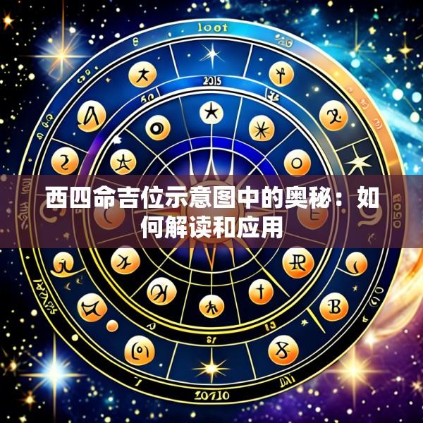 西四命吉位示意图中的奥秘：如何解读和应用