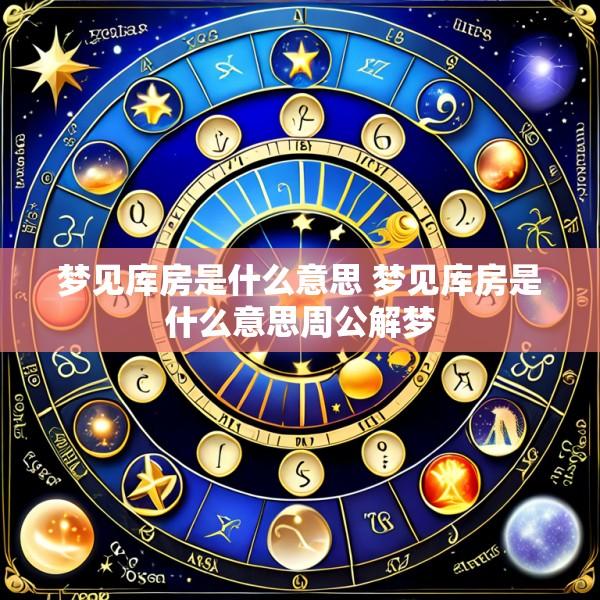 梦见库房是什么意思 梦见库房是什么意思周公解梦
