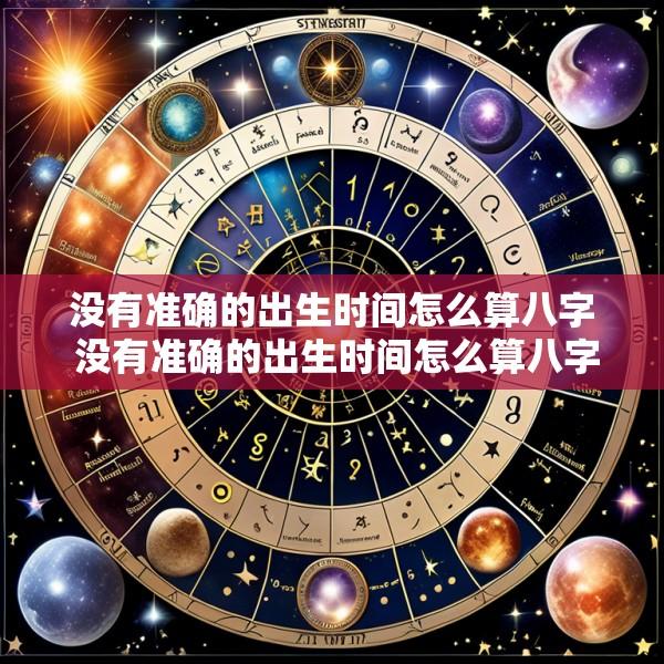 没有准确的出生时间怎么算八字 没有准确的出生时间怎么算八字命理