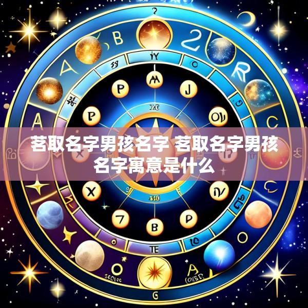 茗取名字男孩名字 茗取名字男孩名字寓意是什么