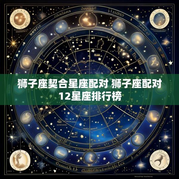 狮子座契合星座配对 狮子座配对12星座排行榜