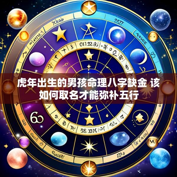 虎年出生的男孩命理八字缺金 该如何取名才能弥补五行