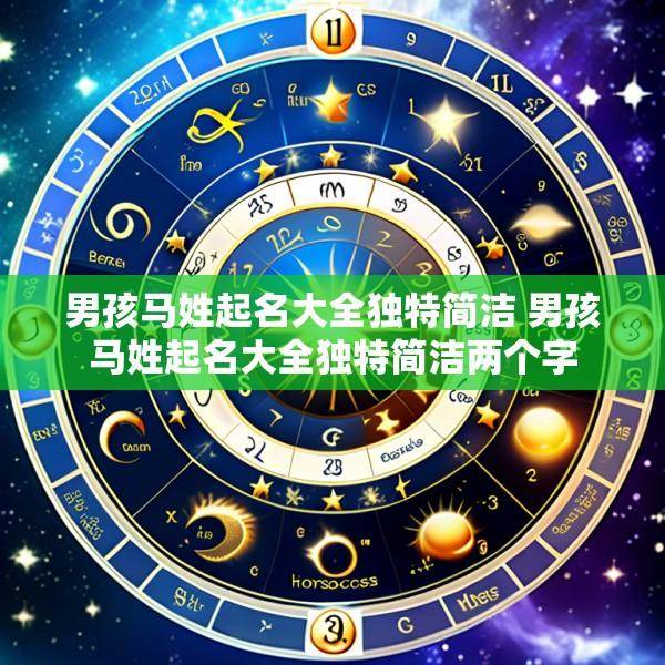 男孩马姓起名大全独特简洁 男孩马姓起名大全独特简洁两个字