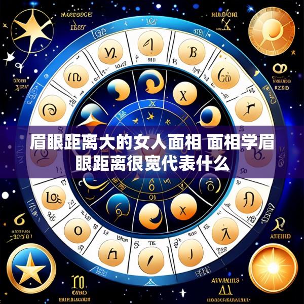 眉眼距离大的女人面相 面相学眉眼距离很宽代表什么