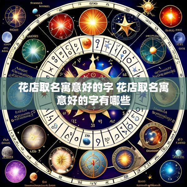 花店取名寓意好的字 花店取名寓意好的字有哪些