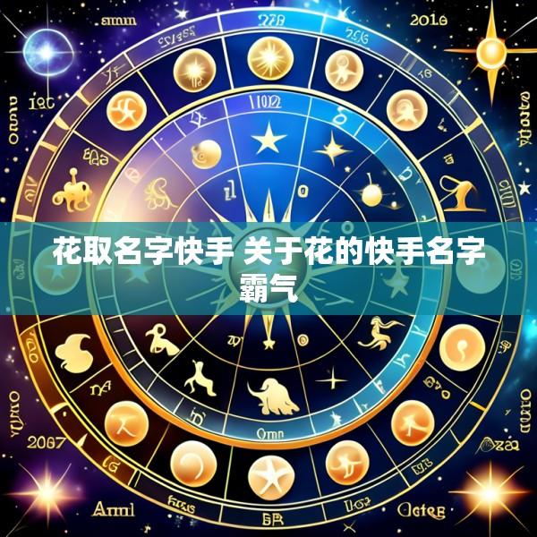 花取名字快手 关于花的快手名字霸气