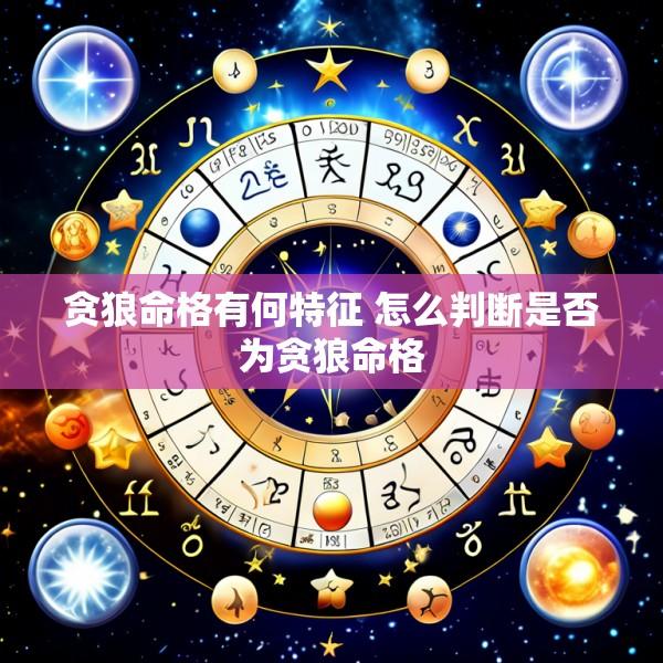 贪狼命格有何特征 怎么判断是否为贪狼命格