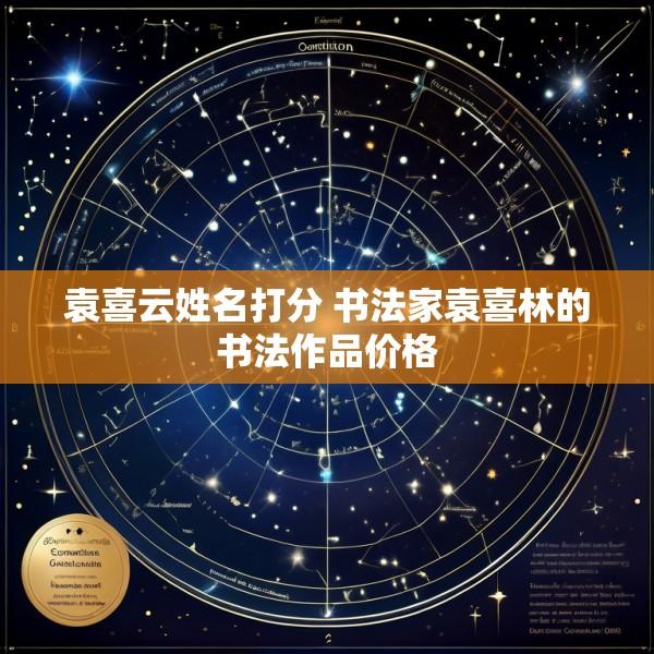 袁喜云姓名打分 书法家袁喜林的书法作品价格