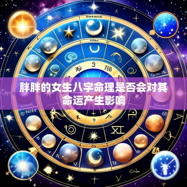 胖胖的女生八字命理是否会对其命运产生影响