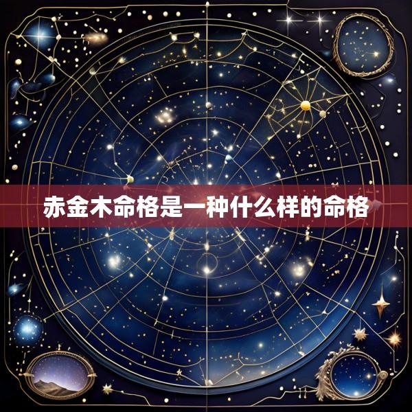 赤金木命格是一种什么样的命格