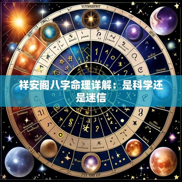 祥安阁八字命理详解：是科学还是迷信