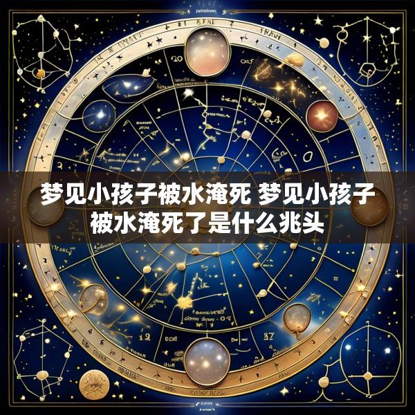 梦见小孩子被水淹死 梦见小孩子被水淹死了是什么兆头