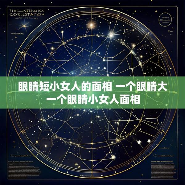 眼睛短小女人的面相 一个眼睛大一个眼睛小女人面相