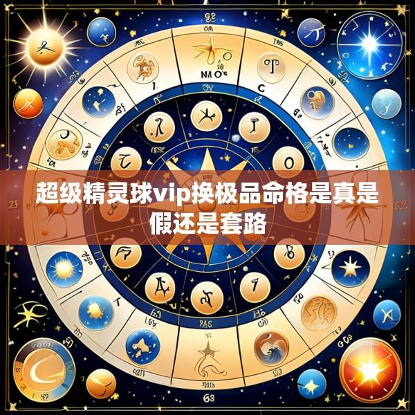 超级精灵球vip换极品命格是真是假还是套路