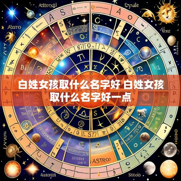 白姓女孩取什么名字好 白姓女孩取什么名字好一点